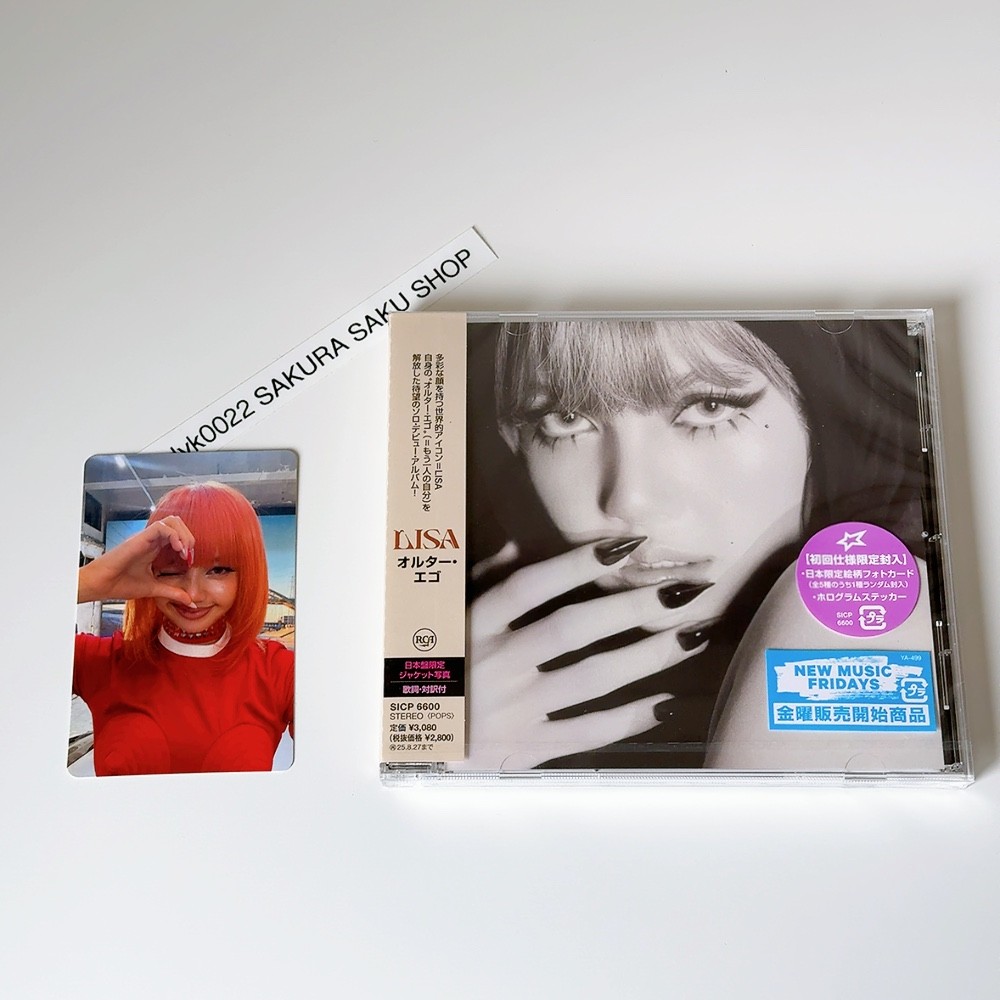 BLACKPINK LISA Alter Ego CD Japan Edition Solo Debut Album & POB