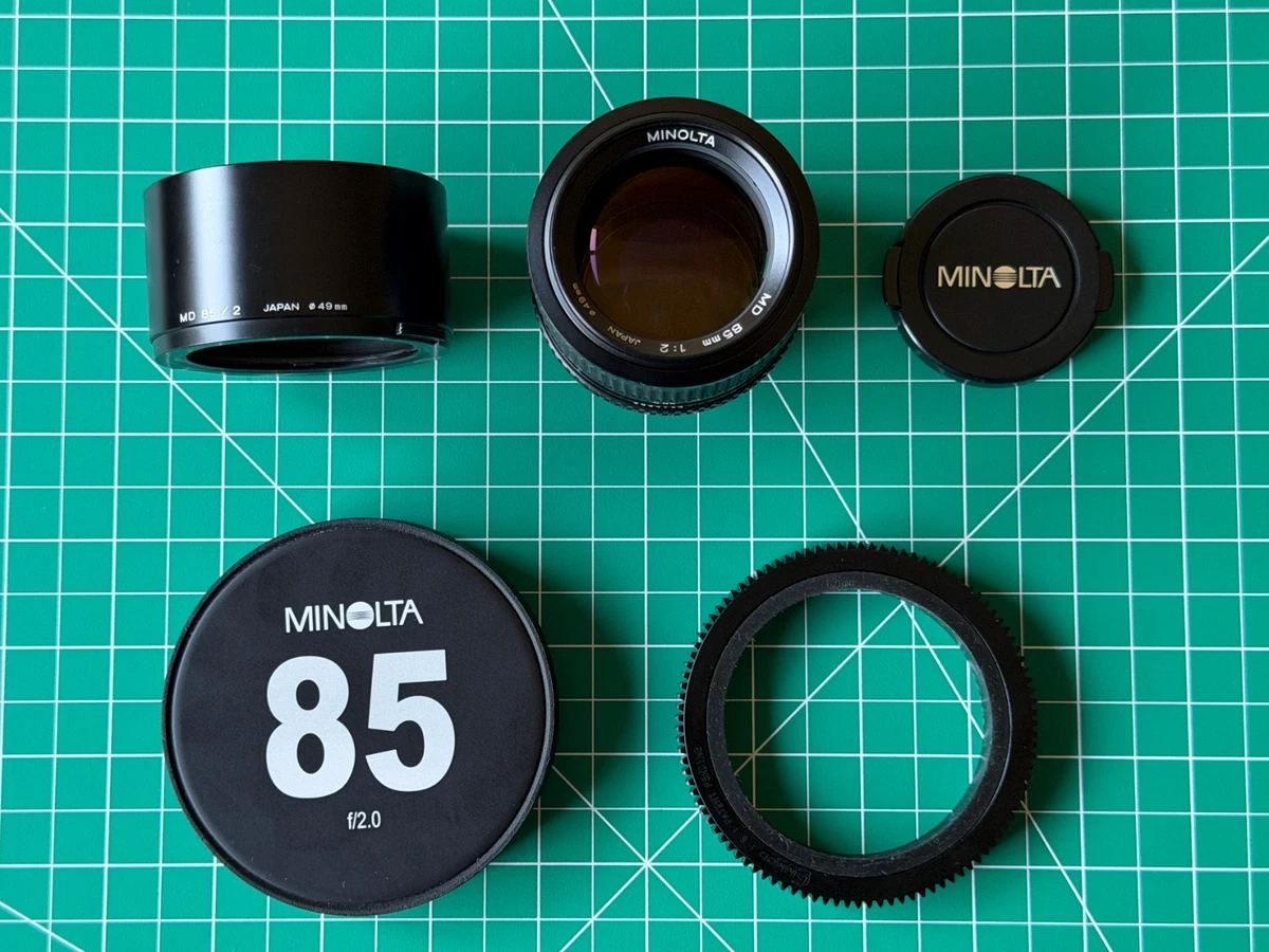 Minolta MD 85mm Focal Camera Lenses for sale - eBay