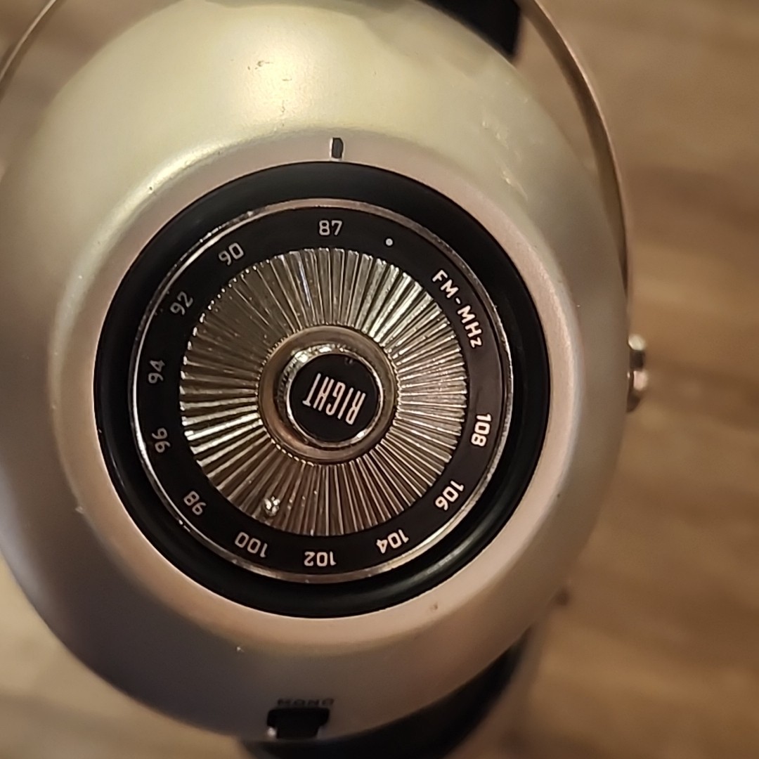 Vintage Panasonic RF-60 FM Stereo Headset Headphones - UNTESTED