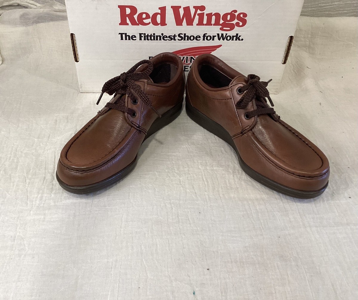 RED WING USA 8601 BROWN DUNOON MOC TOE TIE OXFORD NEW w BOX NIB