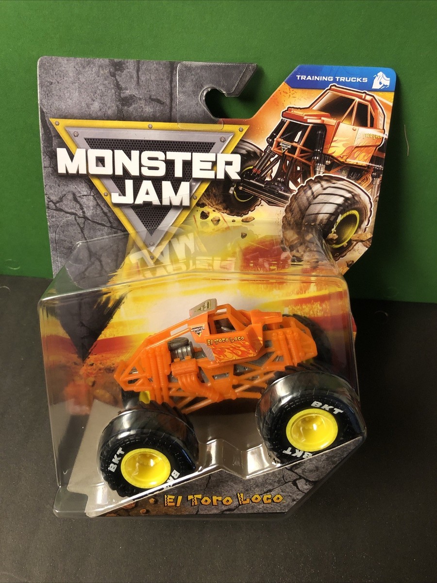2025 SPIN MASTER MONSTER JAM Series 43 EL TORO LOCO TRAINING TRUCK