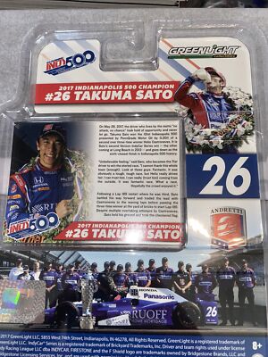 Indy 500 2017 Indianapolis Champion 26 Takuma Sato 1:64 | eBay