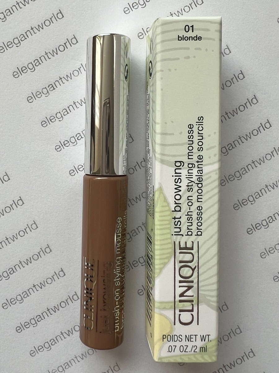 Clinique Just Browsing Brush On Styling Mousse .07oz/2ml NIB