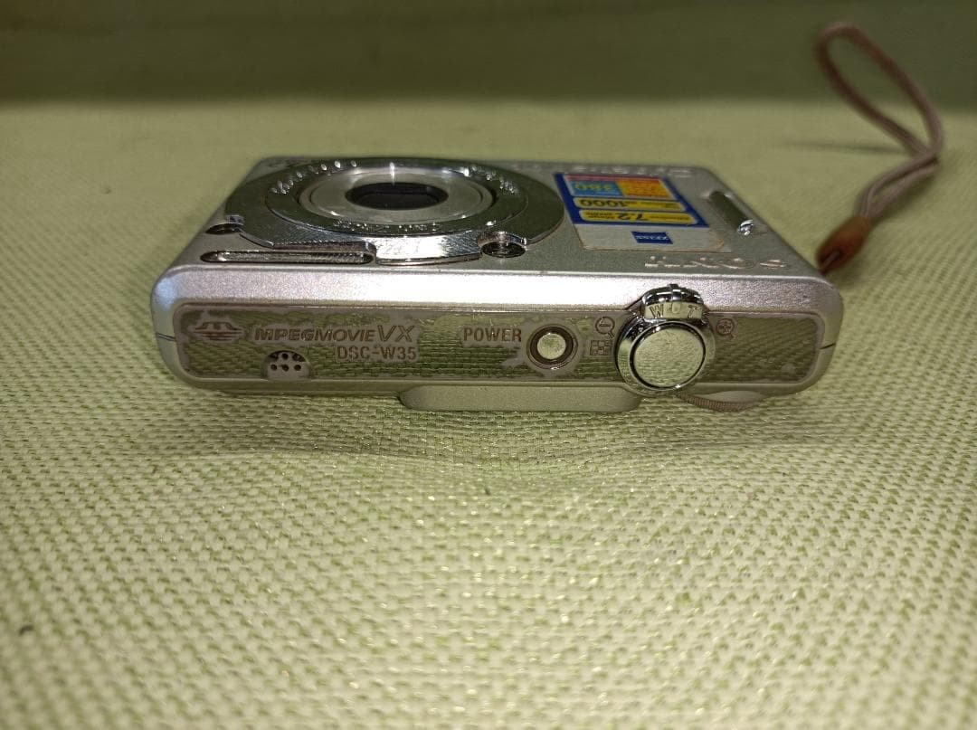 Sony Cyber-shot DSC-W35 7.2MP Digital Camera - Silver for sale