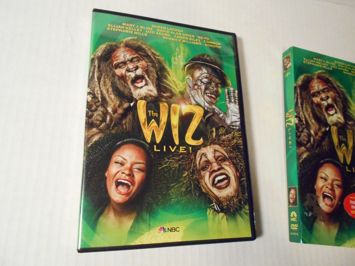 The Wiz Live! DVD Shanice Williams slip cover Mary J Blige Ne-yo Q