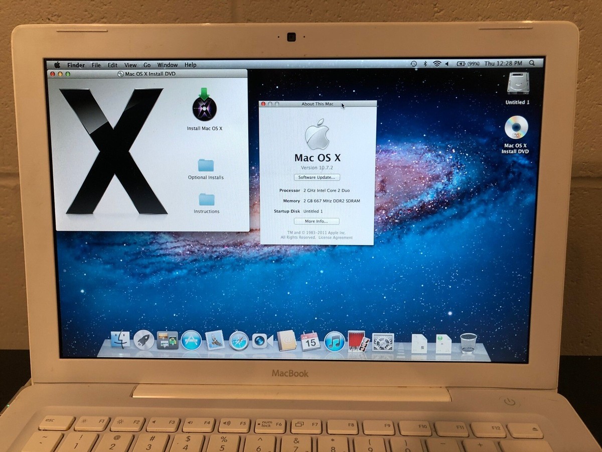 Apple White MacBook 13'' A1181 2007 Core 2 Duo 2.0GHz / 2GB