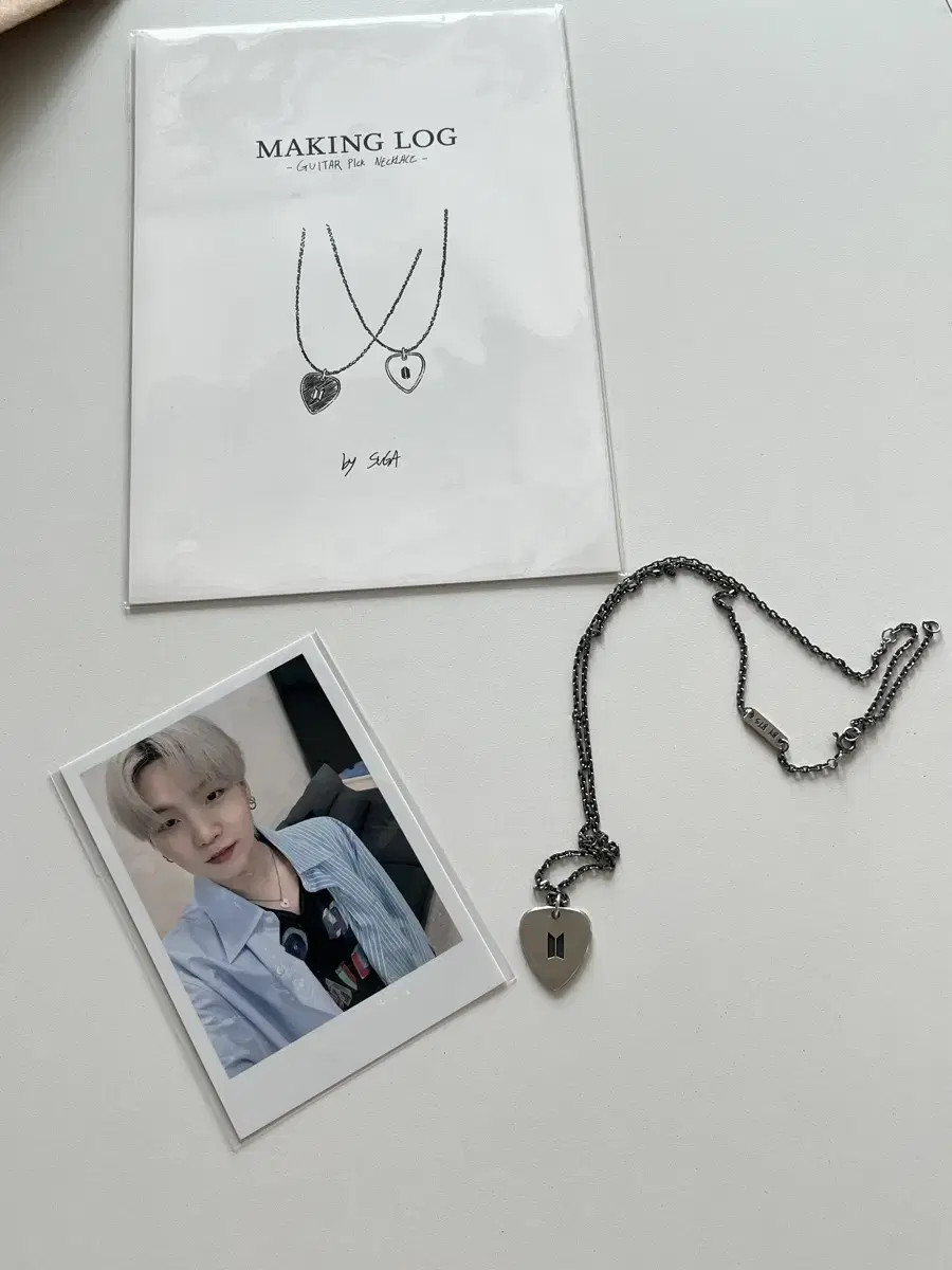 BTS SUGA BTS august d GUITAR PEAK NECKLACE 925 SILVER | eBay