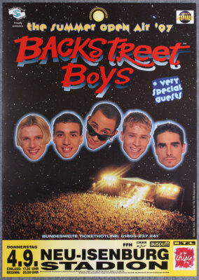 Rare Original Backstreet Boys 1997 Neu-Isenburg Frankfurt Germany