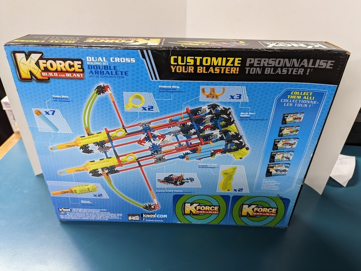 K'NEX K-FORCE Build and Blast Dual Cross Building Set 47526 - 368