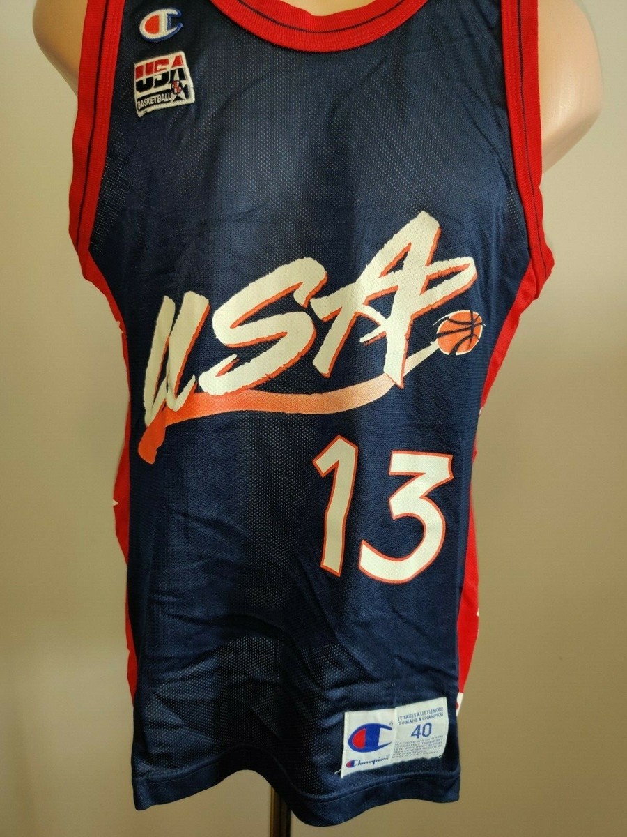 SHAQUILLE O'NEAL #13 Dream TEAM USA size 40 basketball Jersey