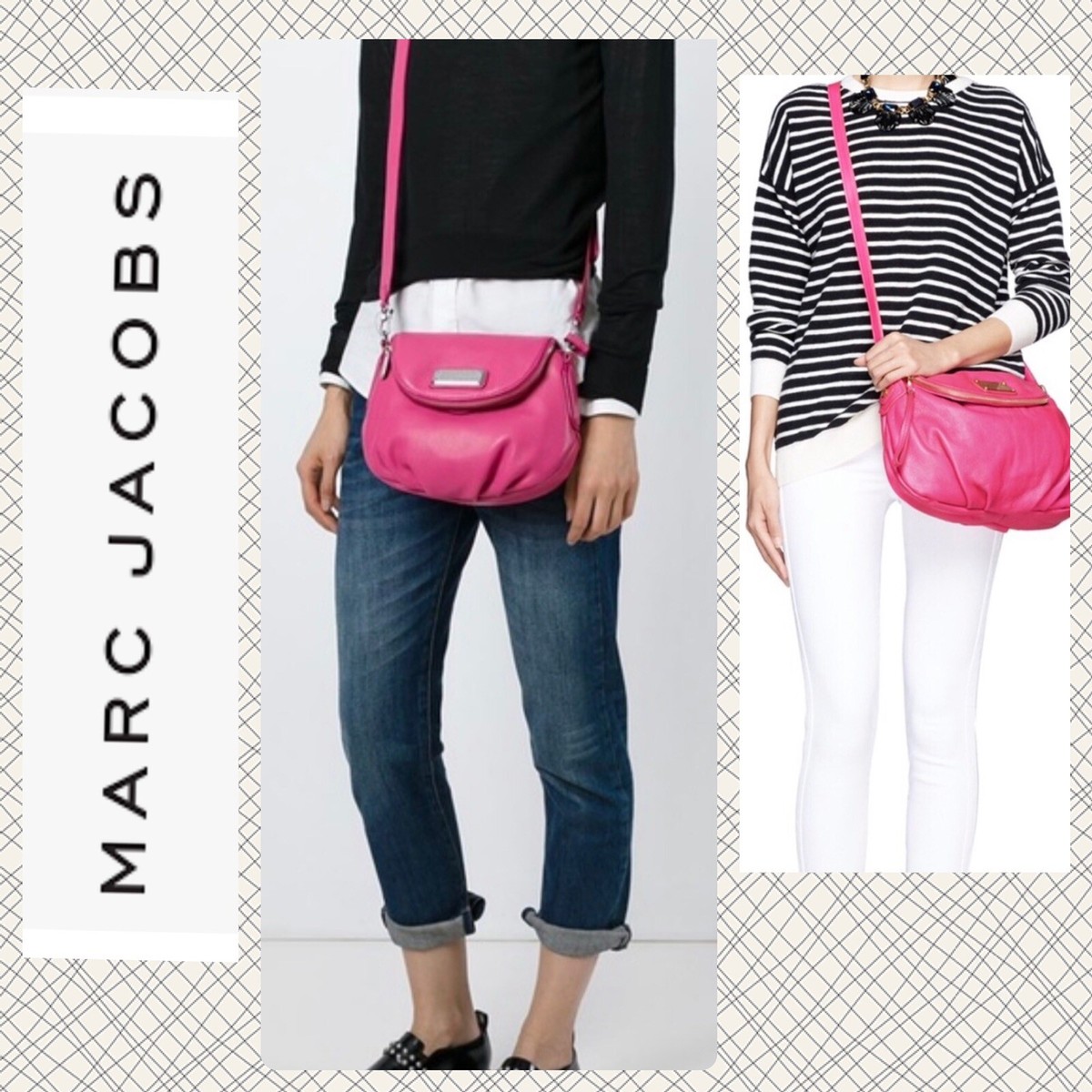 Marc Jacobs Preppy Natasha Nylon Cross Body Messenger Bag | eBay