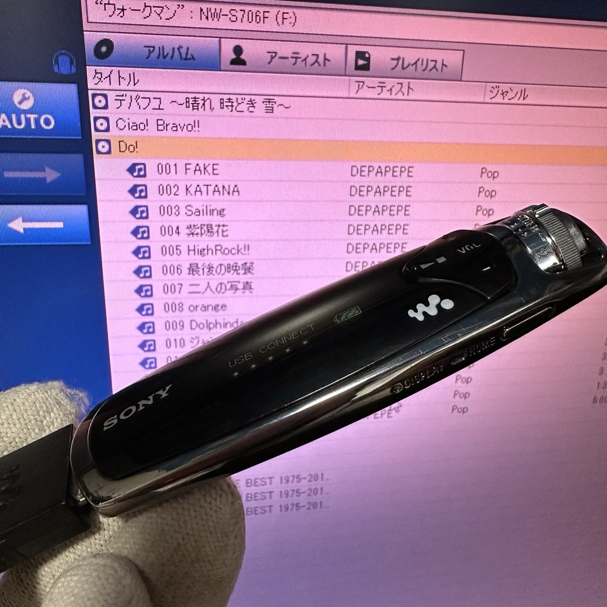 Sony NW-S706F Walkman Portable Audio Player 4GB Tested Working