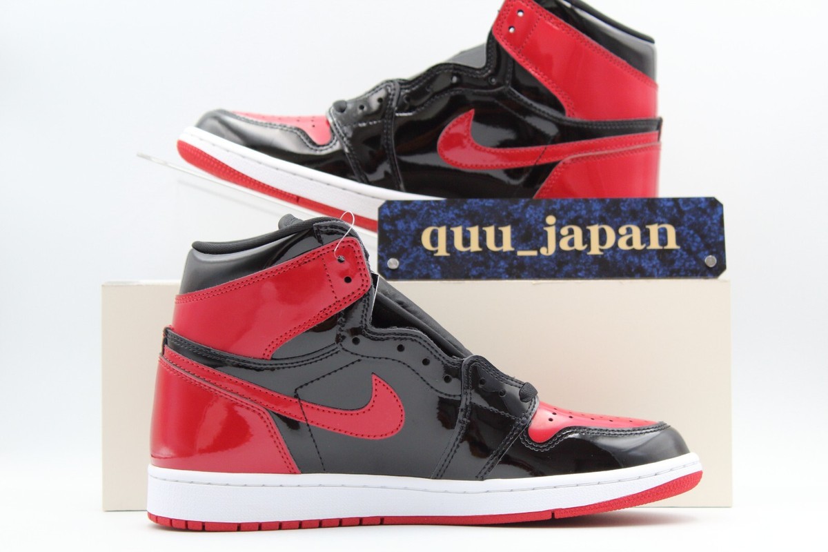 Size 14 - Jordan 1 Retro OG High Patent Bred for sale online | eBay