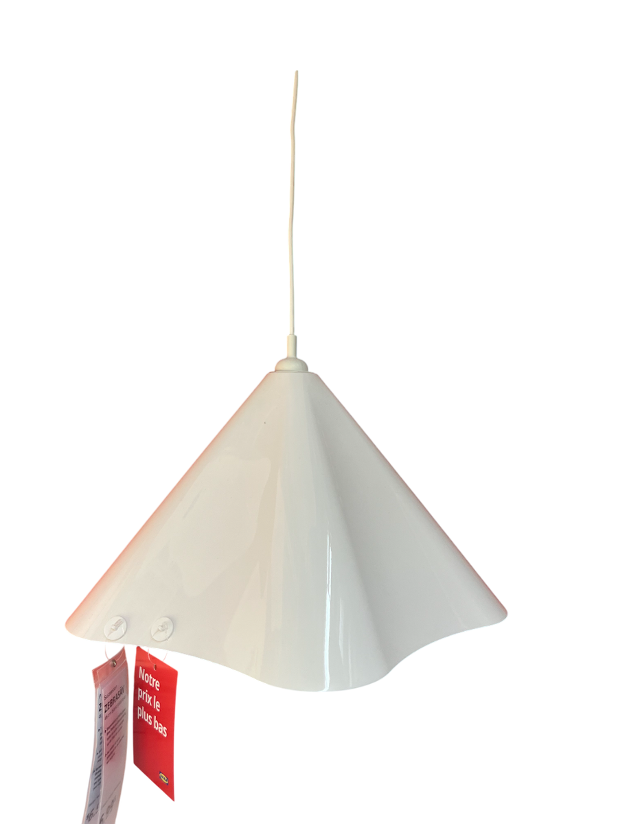 New IKEA ZEBRASAV Pendant Lamp White/Plastic 46 cm (18 