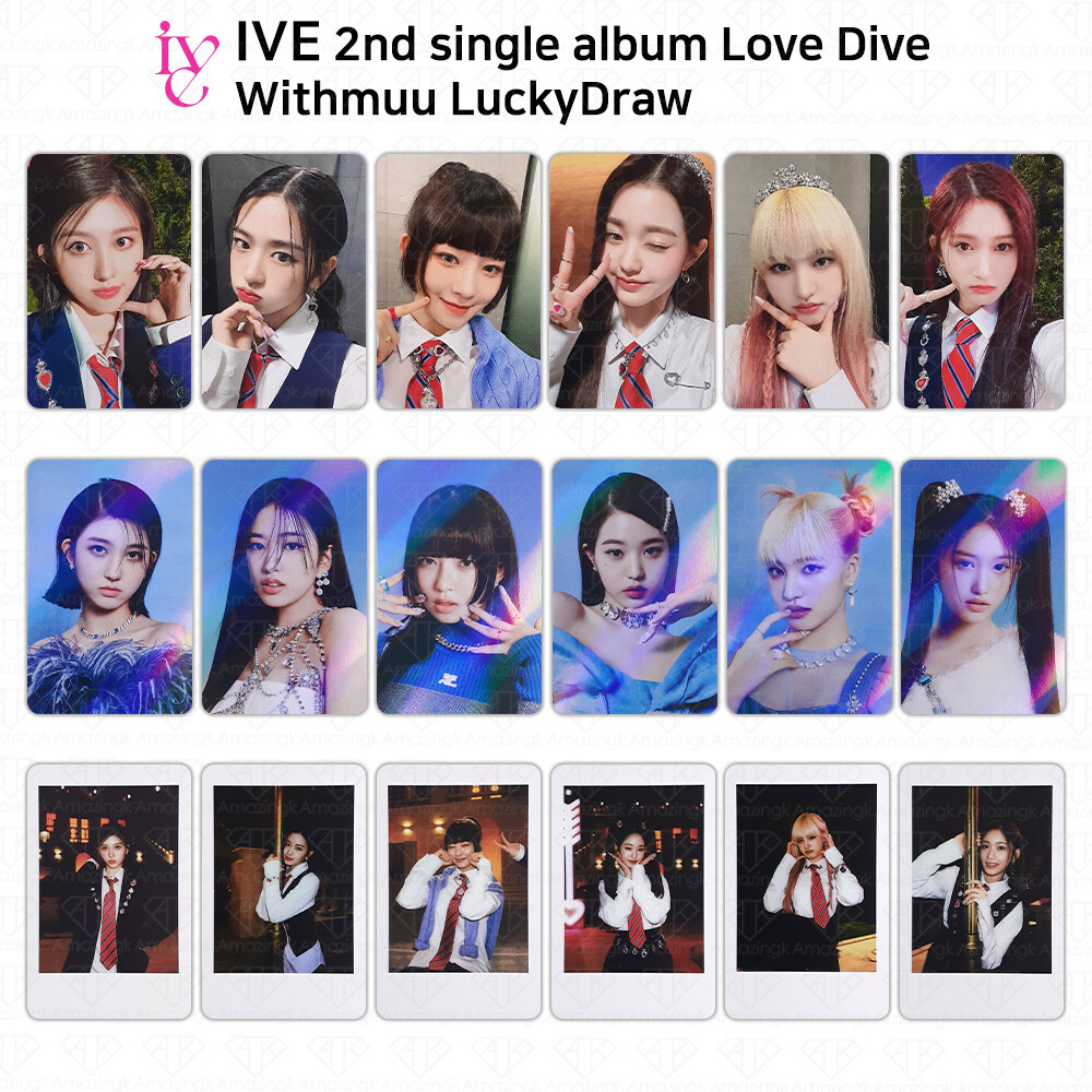 IVE 2nd Single Album Love Dive Official WithMuU Lucky Draw