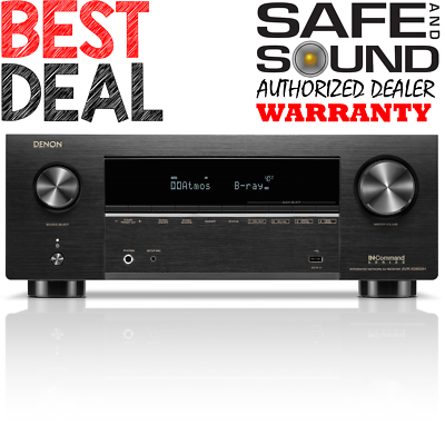 DENON AVR-X3800H 9.4 Ch A/V Receiver W/ HEOS | REPLACES AVR-X3700H