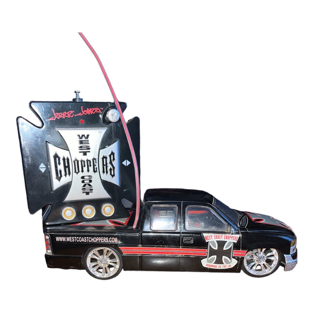 2004 West Coast Chopper Jesse James Remote Controll Black Truck W