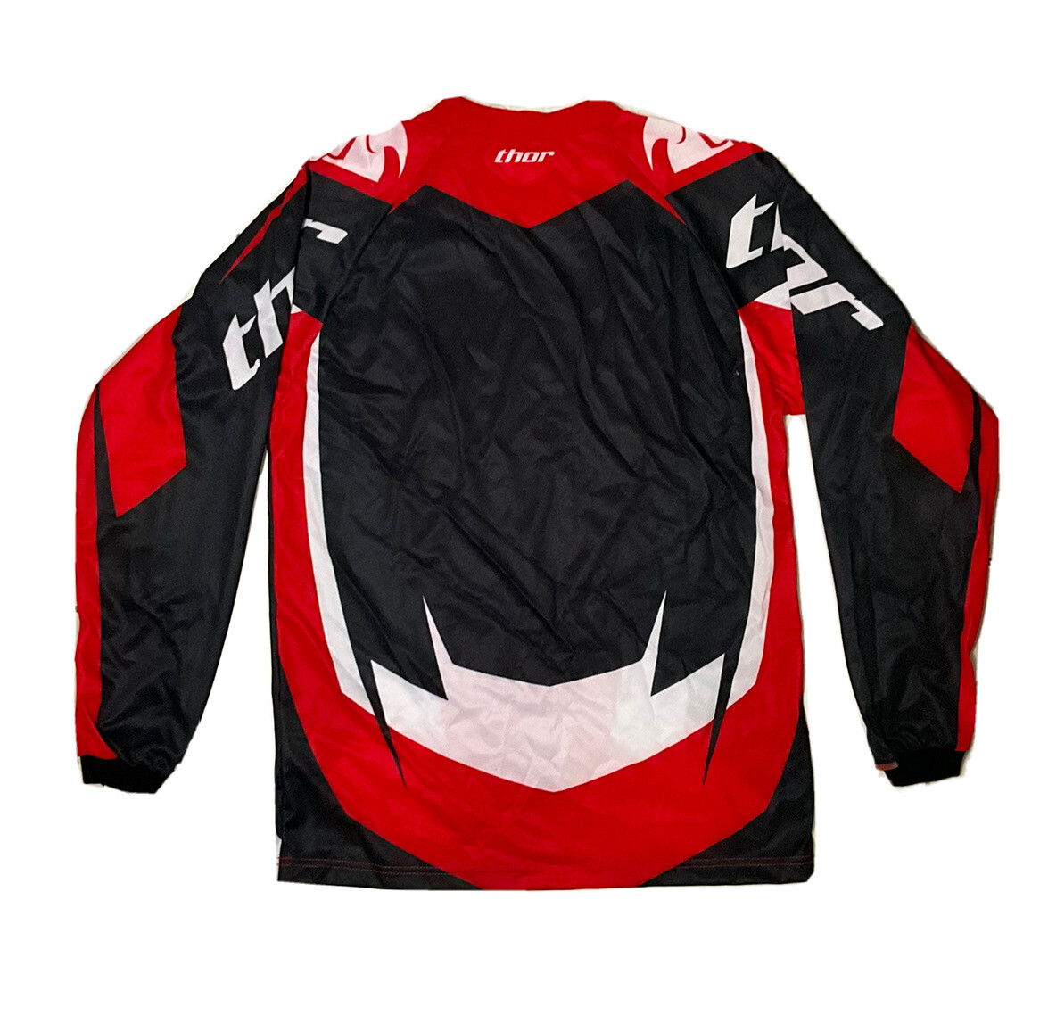 Thor Men's Phase S8 Motocross Jersey Size Small Padded Elbows Red