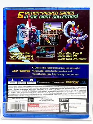 Mega Man X + Mega Man Zero/ZX Legacy Collection Edition - PS4