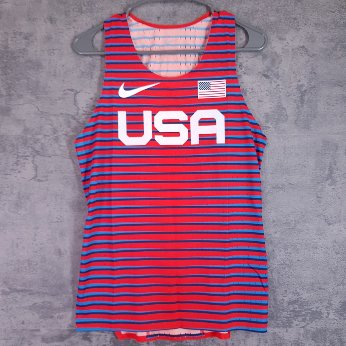NIKE Pro Elite Team USA Track & Field Running Singlet Mens SMALL
