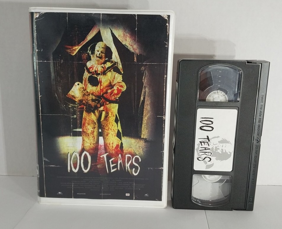100 Tears Vhs Jumbo Box Edition Limited to 50 Manic Entertainment