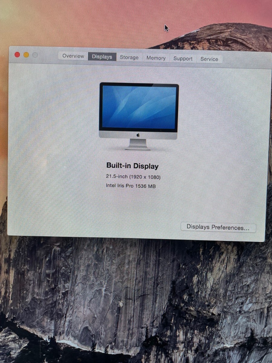 Apple iMac 21.5 2013, 2.7 GHz Intel Core i5, 16gb 1600 MHz DDR3