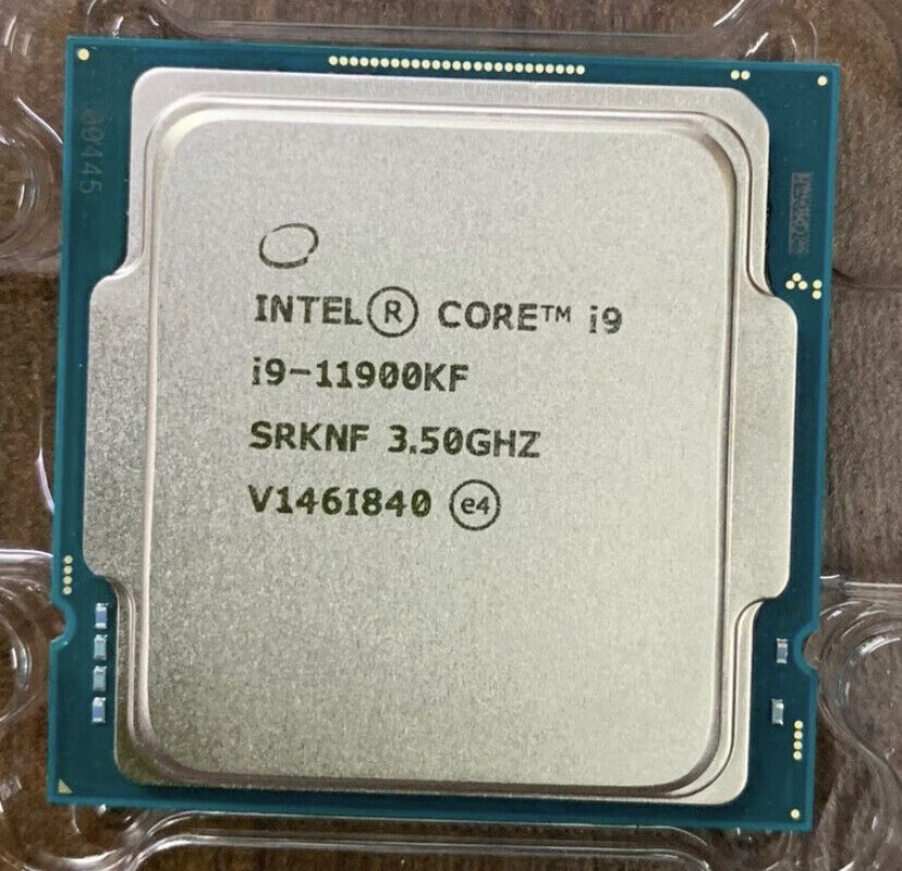 INTEL CORE i9-11900KF CPU LGA1200 8Croes 3.5GHz Processors Support