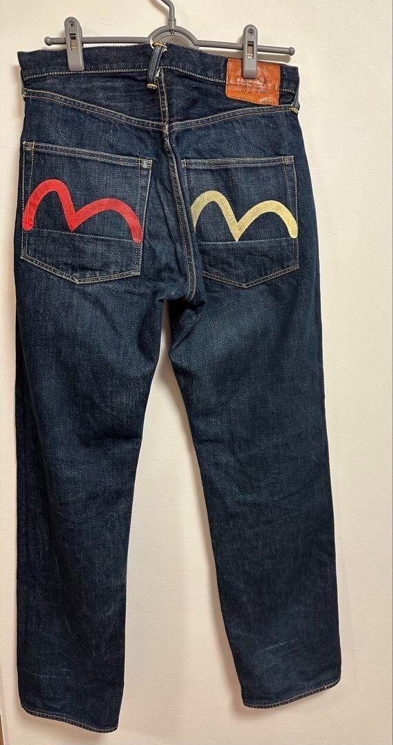 Evisu Jeans W32 Lot 2001 No.2 21oz EXTRA HEAVY DENIM Straight From