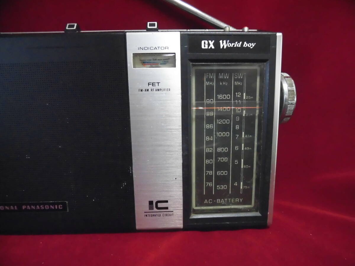 National Panasonic Radio FM AM SW GX Word Boy RF-858 JAPAN JP | eBay