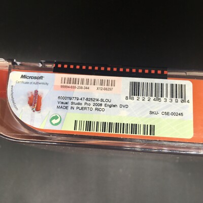 Microsoft Visual Studio 2008 Professional for sale online | eBay