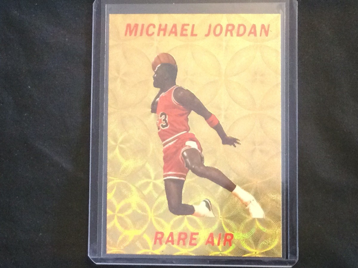 1992-93 Michael Jordan Rare Air Gold Prism Refractor Basketball