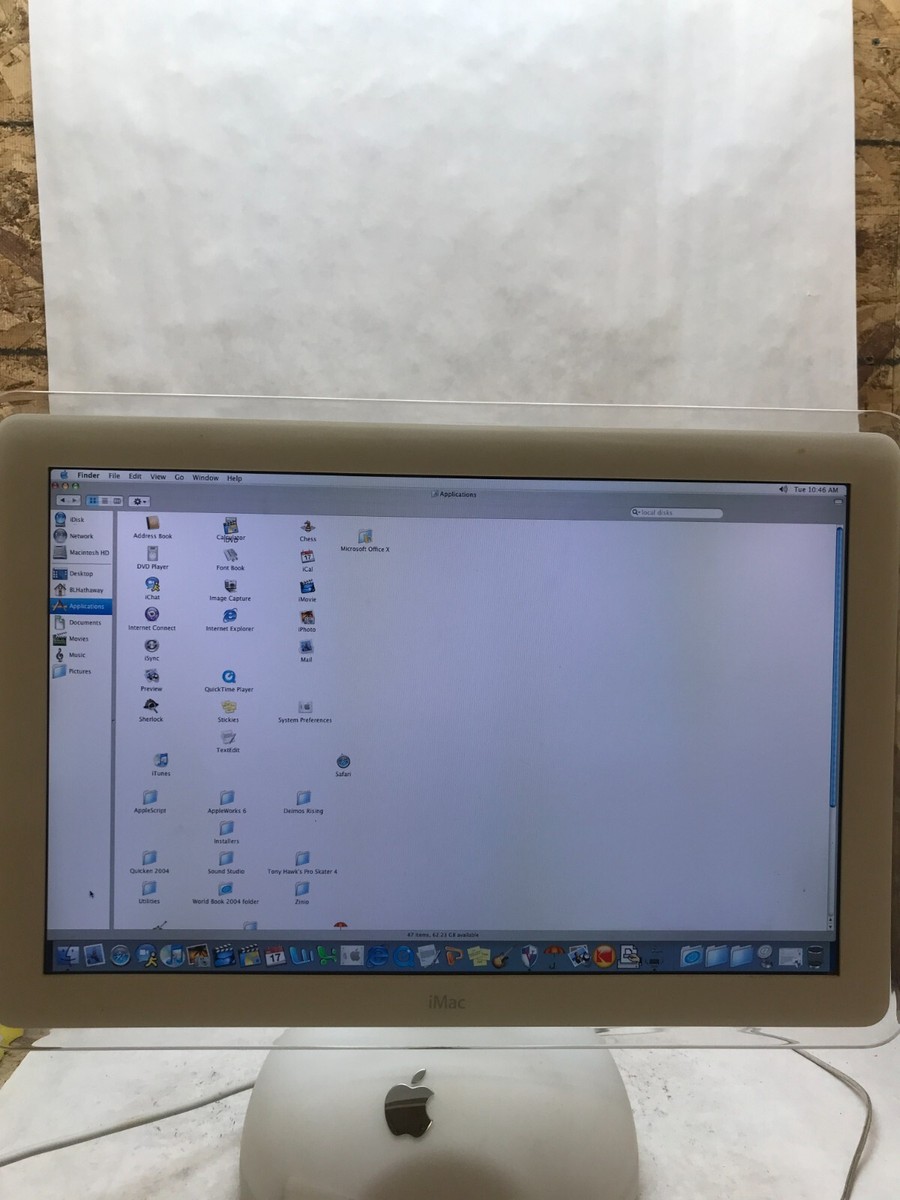 美品 20インチiMac G4 1.25GHzとキーボードとスピーカーのセット 美品