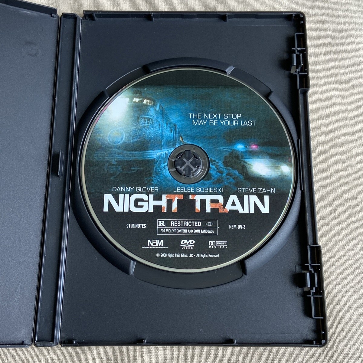 Night Train (DVD 2009) Mystery Thriller Danny Glover Leelee
