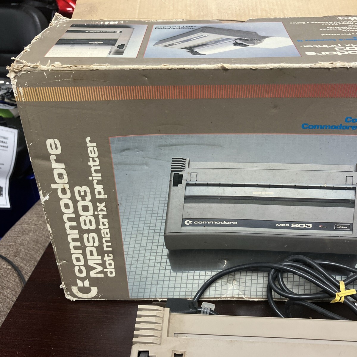 Commodore MPS 803 Dot Matrix Printer In Box Vintage | eBay