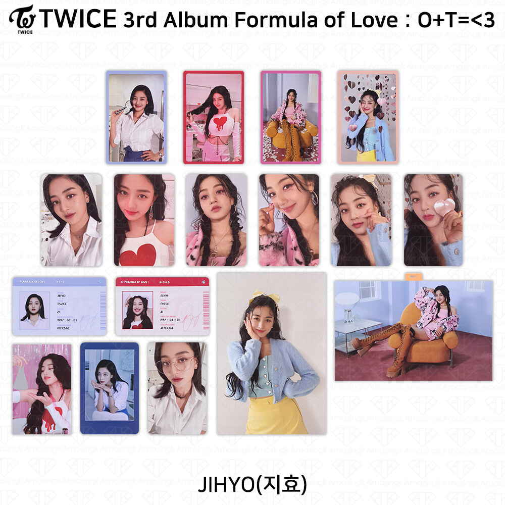 TWICE 3rd Album Formula of Love : O+T= 3 Official Photocard Jihyo