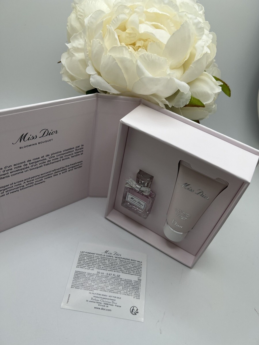 Dior Gift Set Miss Dior Blooming Bouquet .17oz Moisturizing Body