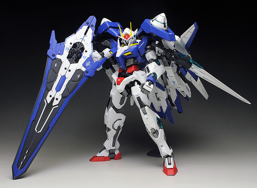 Bandai Gundam MG 1/100 00 OO XN Raiser Professionally Built