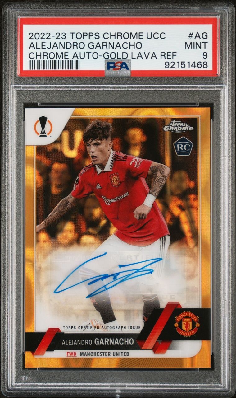 Alejandro Garnacho 2022 Topps Chrome UEFA Club Competitions #CA-AG