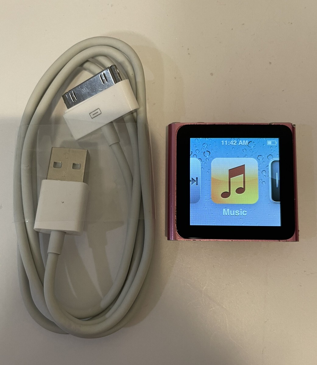 Apple iPod nano 6th Generation 8GB - Pink - Works Great