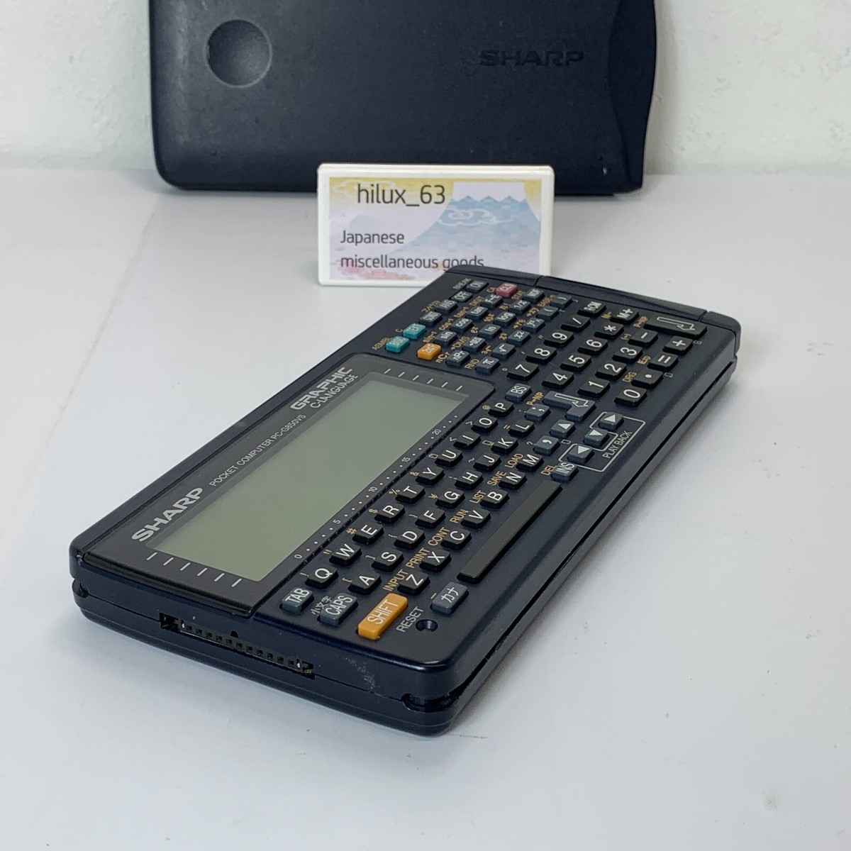 SHARP Pocket computer PC G850VS vintage Function Calculator Tested