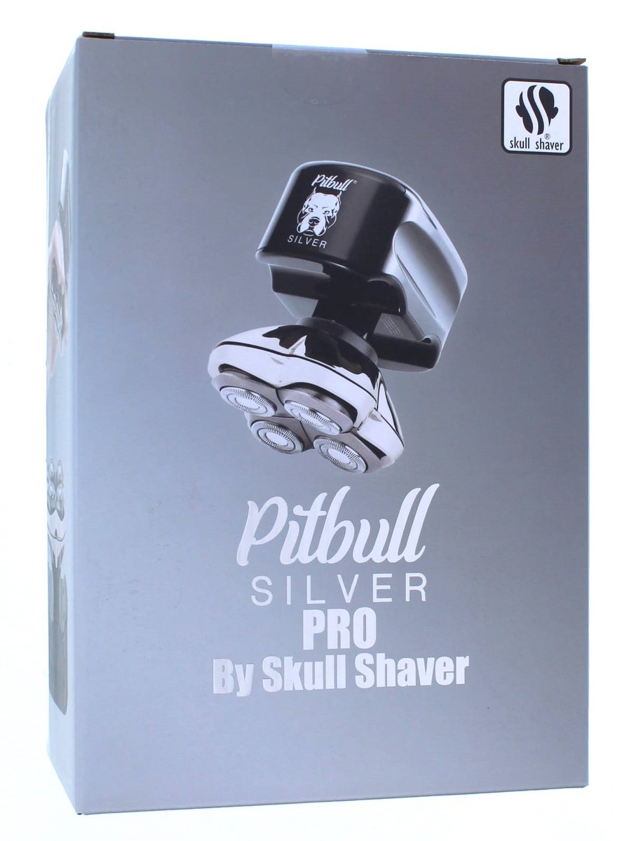 Skull Shaver- Mens Pitbull Silver PRO Shaver | eBay
