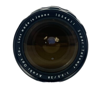 Pentax Super Takumar 28mm f3.5 Lens M42 Early Fat Version - USA