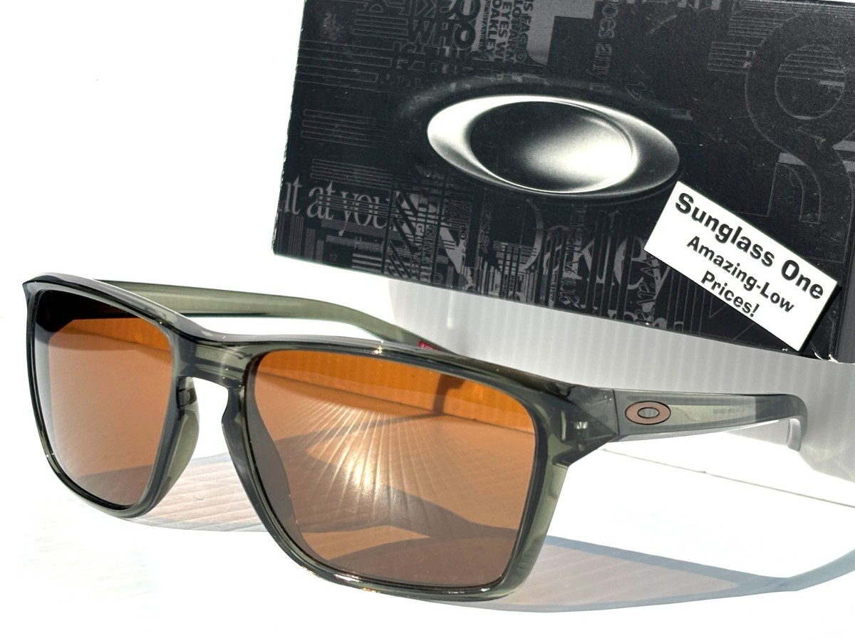 NEW Oakley SYLAS XL Olive Ink PRIZM Tungsten Lens Sunglass 9448-14