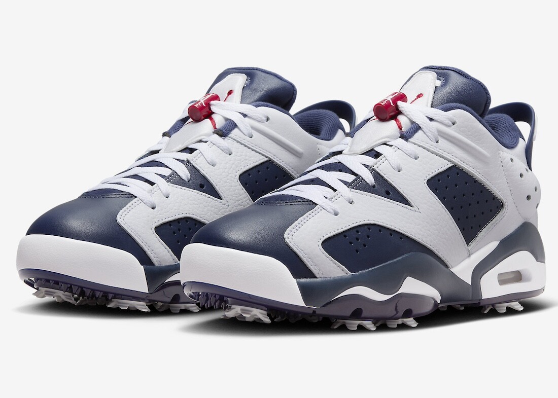 Nike Air Jordan 6 Retro G Golf Olympic White Midnight Navy DV1376