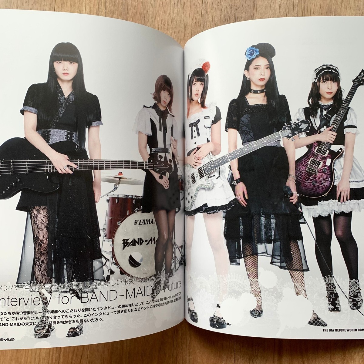 BAND-MAID The Day Before WORLD DOMINATION 2019 Ltd Book Band Score