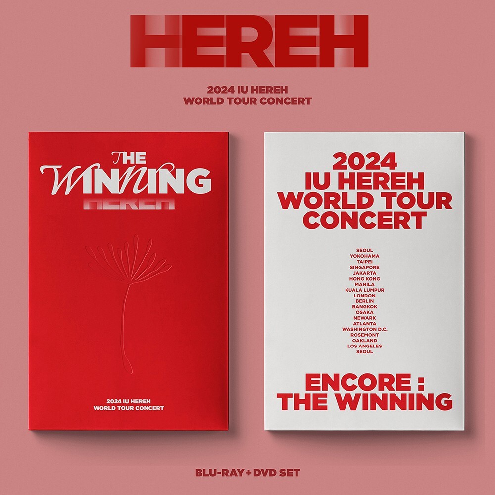 IU 2024 WORLD TOUR CONCERT HEREH DVD+BLU-RAY SET/8CD+2Book+5Ring+