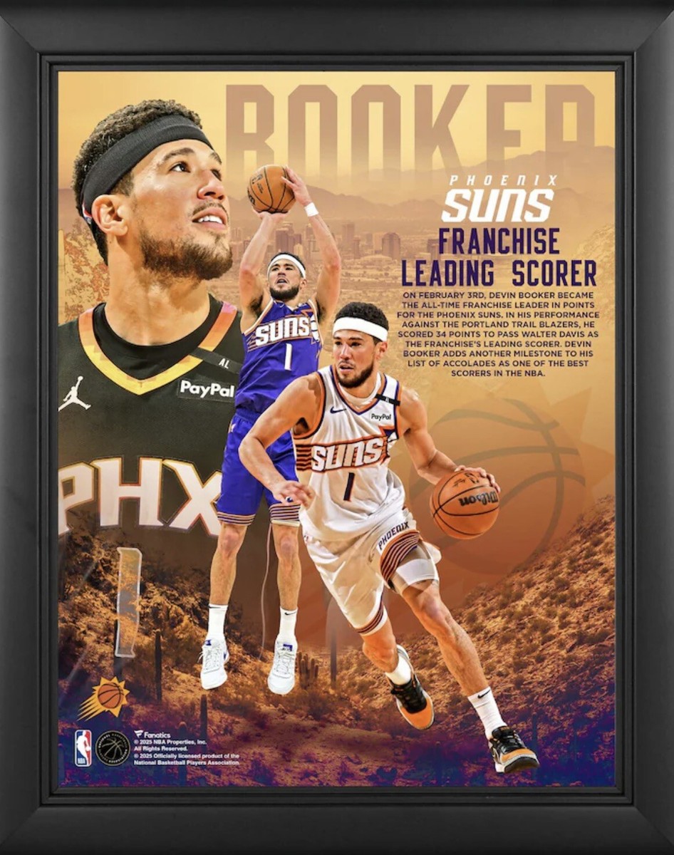 2015 Panini Prizm Devin Booker RC Rookie Autographs Auto #DBK PSA
