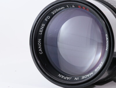 Canon FD 200mm f/4 S.S.C. SSC Lens From JAPAN#2617 | eBay