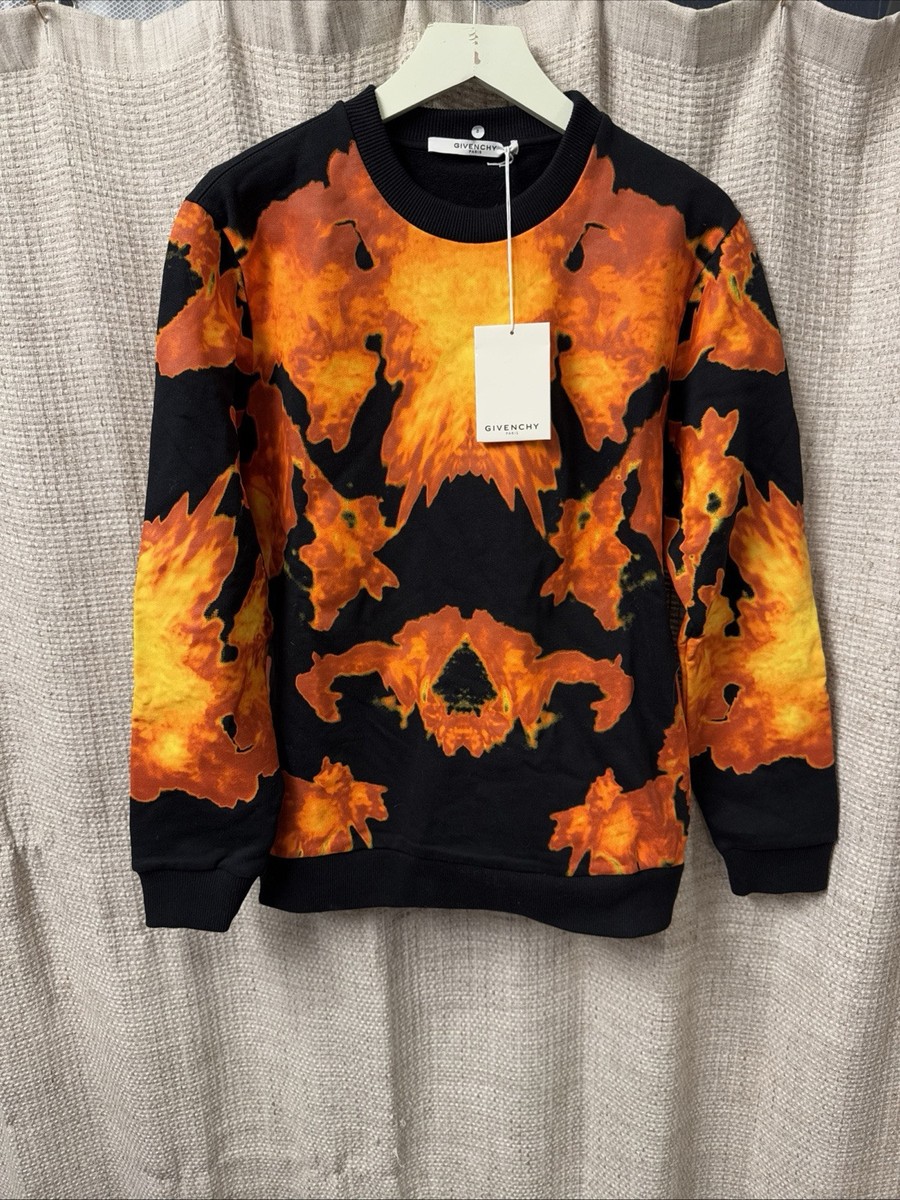 NWT Authentic Givenchy Fire Flame Flower Rottweiler Madonna Stars