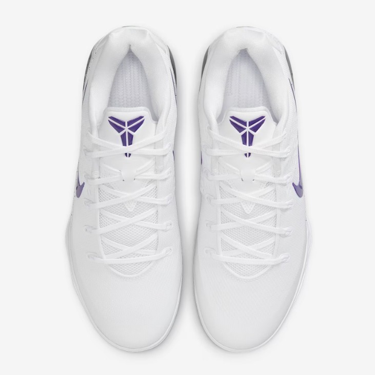 New Nike Kobe 9 Elite Low EM Protro Shoes - White/ Court Purple
